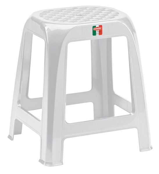 Sgabello elfo bianco