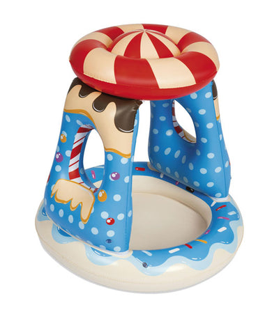 Piscina gioco candyville con fondo gonfiabile cm. 91x91x89