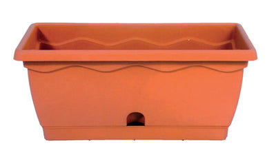Balconiera vulcano con riserva idrica dimensioni cm:  60 x 20 x 18h
