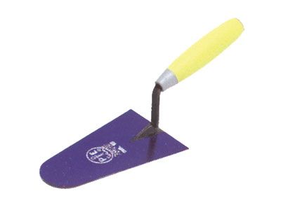 Cazzuola italiana punta tonda in acciaio e resina antiurto mm.180