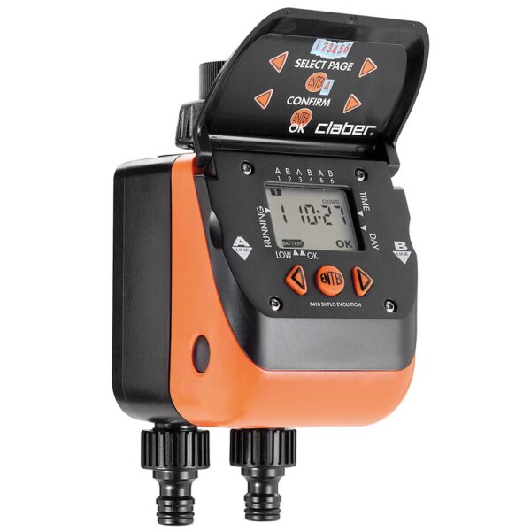 Programmatore di irrigazione Aquadue Duplo Cf.In Blister