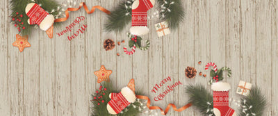 Tappeto Joke Christmas Modern H.50cm