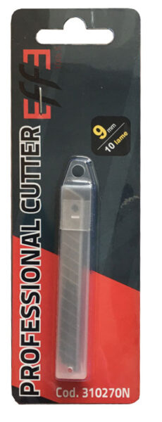 Lame tranciabili di ricambio per cutter da mm.9 confezione da pz.10