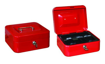 Cassetta portavalori in acciaio verniciato vaschetta ABS mm.200x160x90