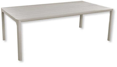 Tavolo Luxury Tenerife Effetto Legno Beige CM.220x111x74H