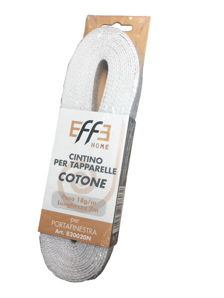 Cintino per tapparelle finestra cotone confezione da mt.5