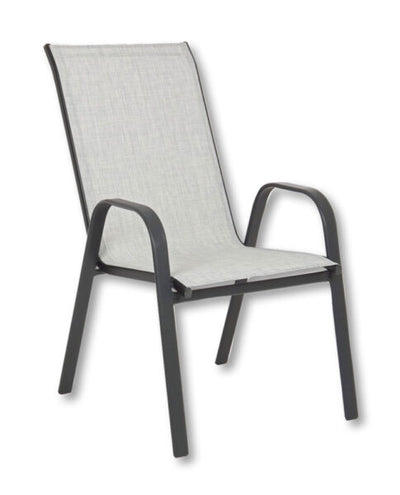 Sedia c/bracc.martinez grigio chiar
