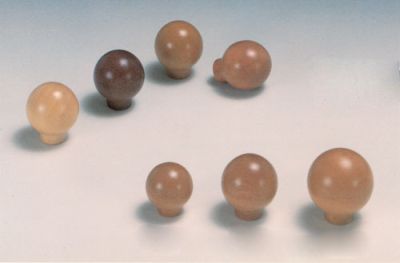 Pomolo legno art.516/c tinta faggio