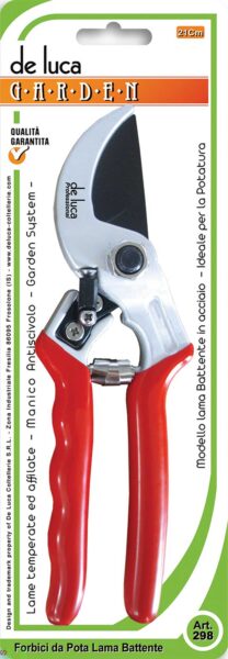 Forbici da pota in alluminio con lama a battente 21cm.