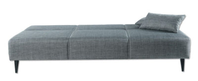 Divano lipari 3posti recliner grigio reclinabile inclusi 2 cuscini