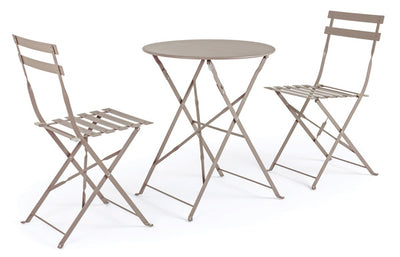 Set bistrot 3 pz wissant tortora