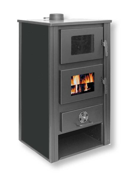 Stufa a Legna con Forno Ada 12.2Kw Antracite