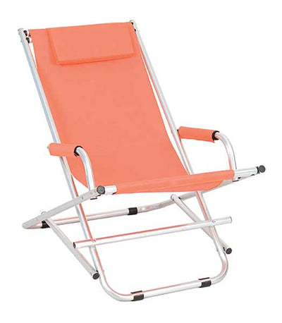 Dondolino alu/poliest.rock arancio