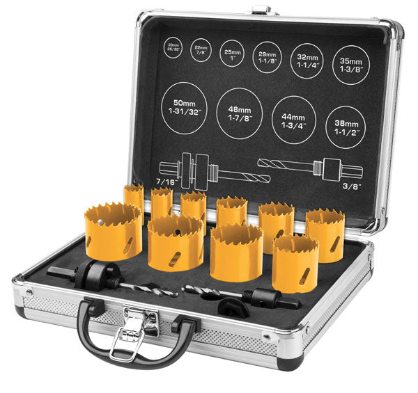 Set 12 pezzi seghe a tazza 20-50mm