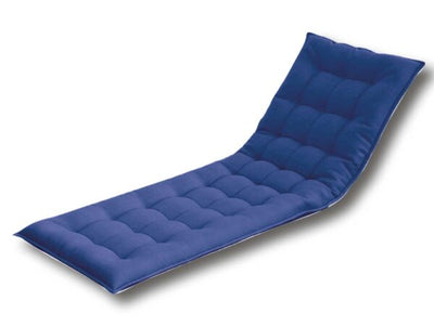 Cuscino per lettino prendisole universale cm.186x62x10h colore blu