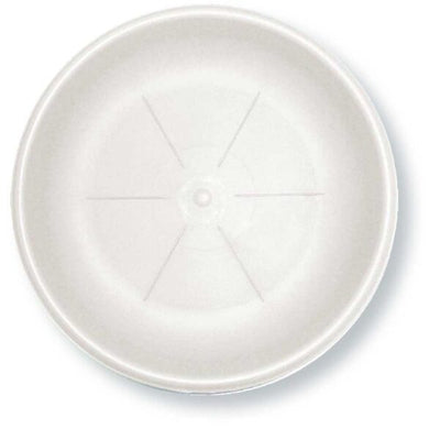 Sottovaso bianco d.30(x vaste d.35)