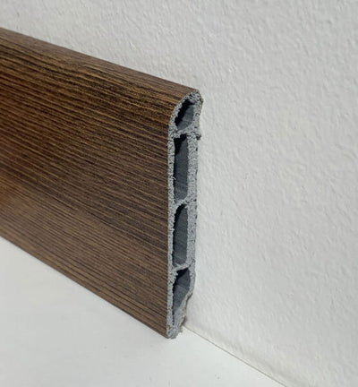 Battiscopa batilam mm.2.500 x 11 x 70 finitura: noce bosco