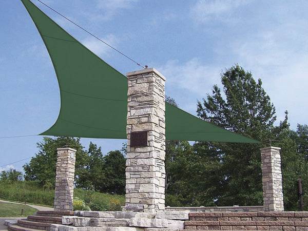 Tenda vela quadrata 5mx5m verde