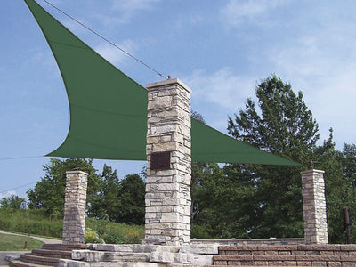 Tenda vela quadrata 5mx5m verde