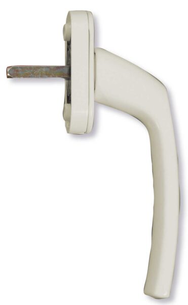 Maniglia DK per infissi in alluminio bianco RAL 1013