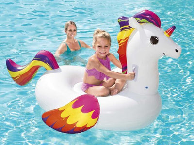 Cavalcabile unicorno fantasy