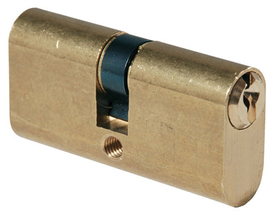 Cilindro ovale ottone lucido