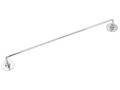 Portasciugamani 50cm. acciaio/abs. fissaggio con adesivi o viti