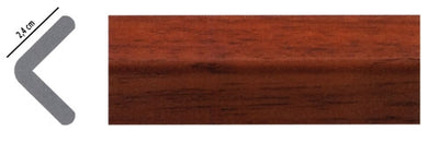 Paraspigolo liscio 24x24 ayous ciliegio