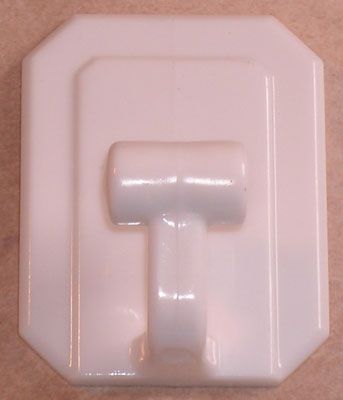 Ganci maxi plastica bianco (pz.30)
