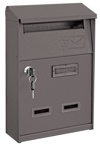 Cassetta lettere italia 21x10x32h antracite.