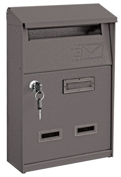 Cassetta lettere italia 21x10x32h antracite.