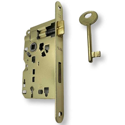 Serratura patent bordo tondo mm50 ottonato