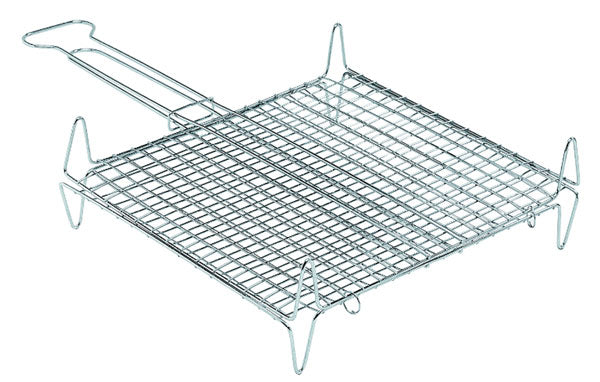 Graticola rete bomb.c/pied.27x37cm