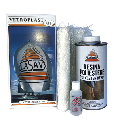 Kit resina e lana vetro 750ml