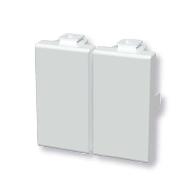 Tappo copriforo doppio bianco Serie Matix