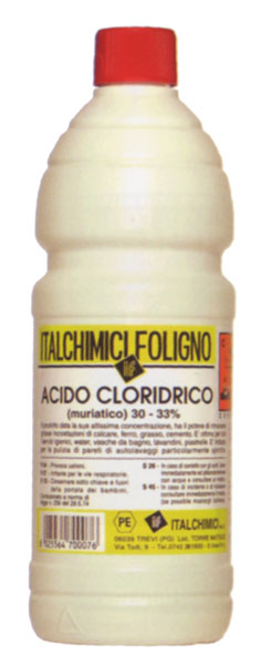 Acido cloridr.muriat.30/33% lt.5