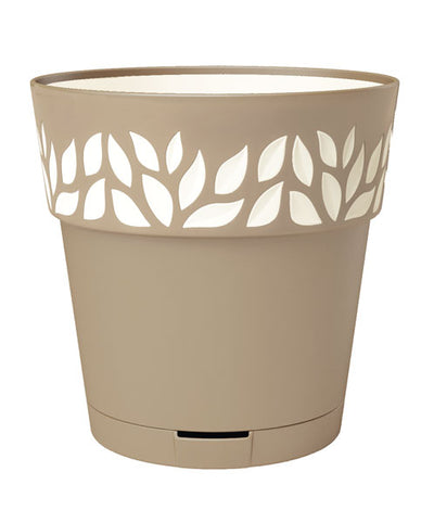 Vaso opera cloe d.15 tortora