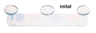 Portabito plastica 3 posti bianco/bianco