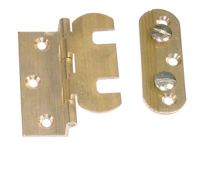 Cerniera a libro mm. 40x35 ottonato oro