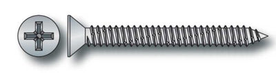Vite testa piana svasata autofilettante zincata 4,8x80 (pz.100)