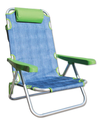 Spiaggina alu/tes.jeans 5p.blu/ver