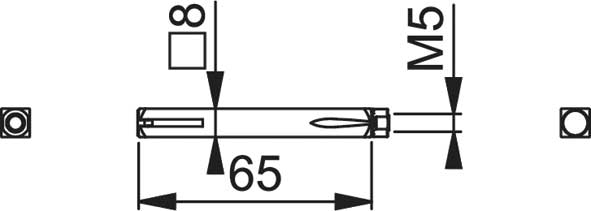 Quadro ad espansione 8x65MM Hoppe