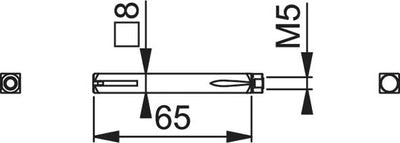 Quadro ad espansione 8x65MM Hoppe
