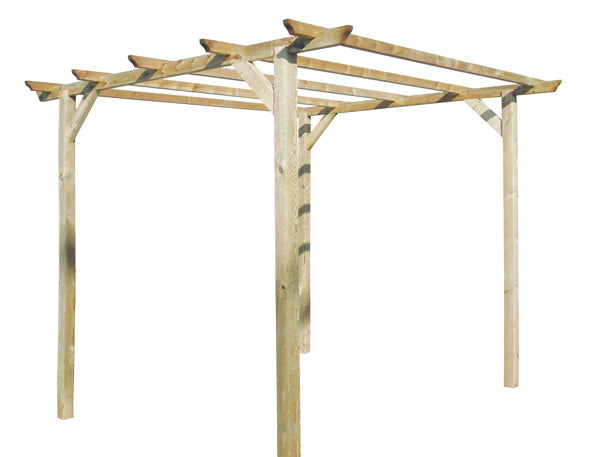 Pergola legno pino impregnato mt.3x3