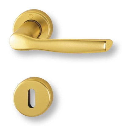 Maniglia Milano R.B. Foro Chiave Normale F3 Oro 143/88K/88KS