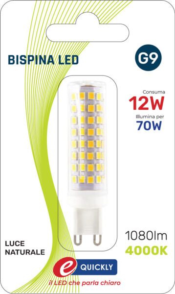 Lamp. led bispina g9 12w 4000k