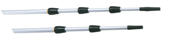 Aste per rulli rigate telescopiche in alluminio mt.6,0