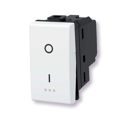 Interruttore Bipolare bianco Serie Matix
