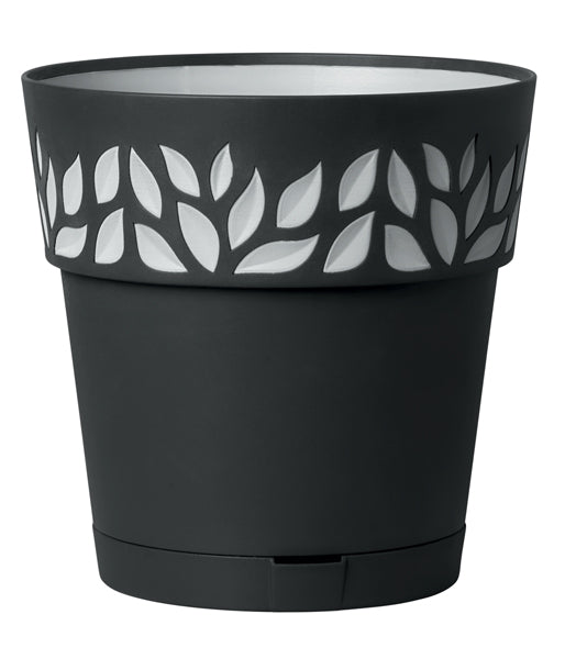Vaso opera cloe d.25 grigio antrac.