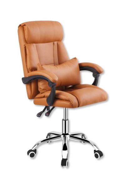 Poltrona ufficio Mia brown 68x63x116/126h